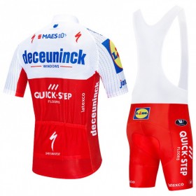 Tenue Maillot + Cuissard à Bretelles 2020 Deceuninck-Quick-Step N003